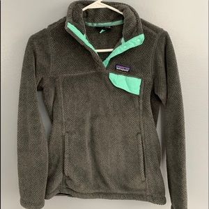 Mint and Grey Patagonia Sweater